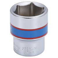 藍帶 1/2"DR.手动标准六角套筒 433517MR