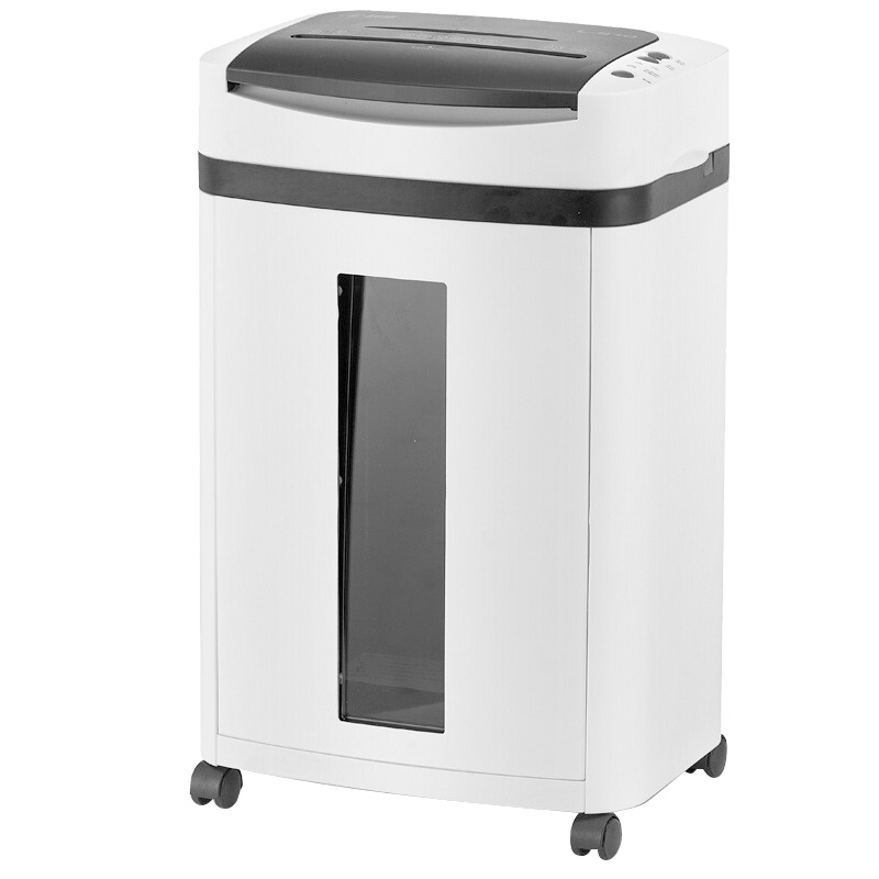 得力(deli) 9955 碎纸机 一次可碎6张 碎回形针 碎订书钉 纸桶13L