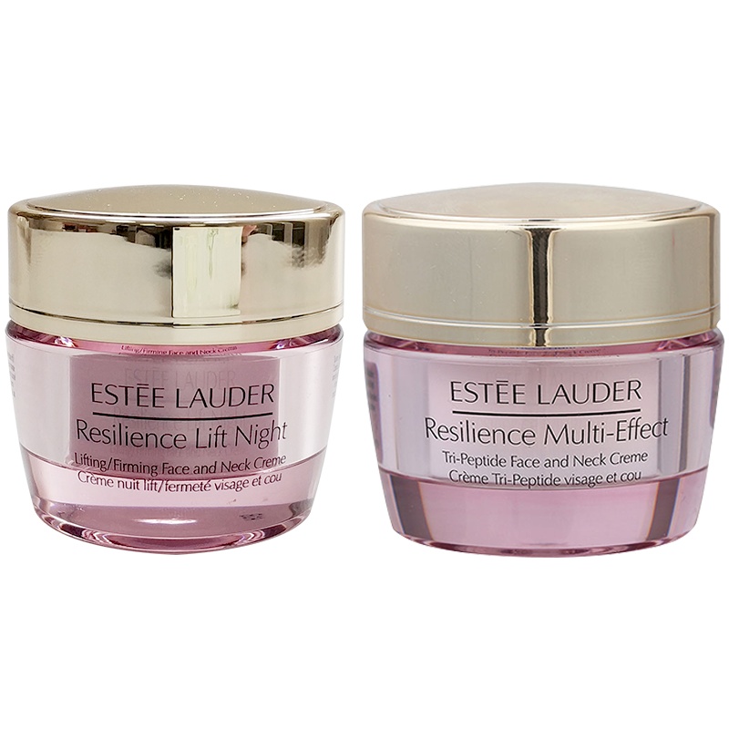 雅诗兰黛护肤套（弹性紧实晚霜15ml+弹力多肽面颈柔肤霜15ml）