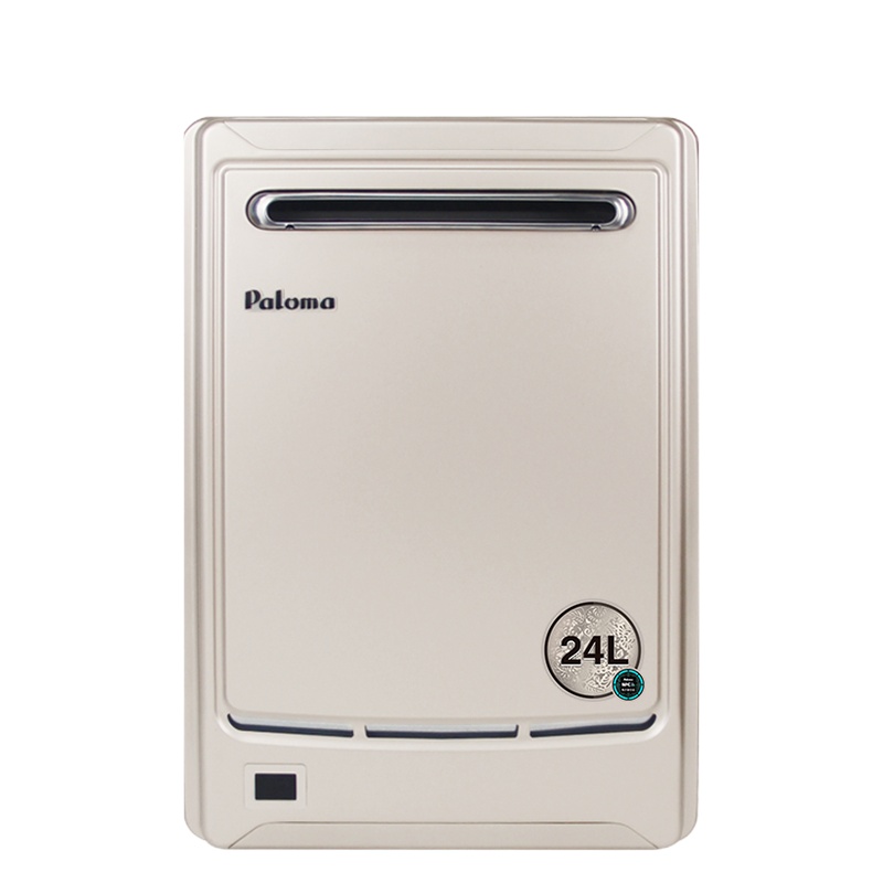 百乐满(Paloma) 原装进口 室外超薄强排式 燃气热水器 节能高效24升JSW48-B247EWG