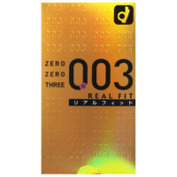 [003黄金/中号/10片]okamoto 岡本 003黄金贴身超薄避孕套 10个/盒 日本进口 超薄款