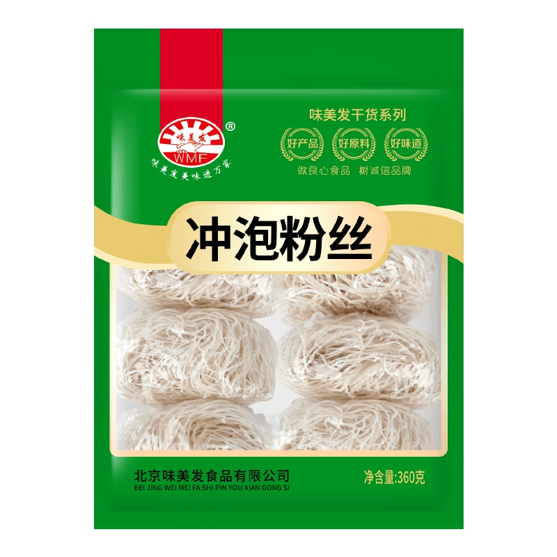 味美发 冲泡粉丝360g 方便速食粉丝 扇贝粉丝红薯粉非油炸