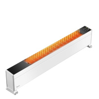美的(Midea) HDY22LS取暖器踢脚线 2200W IPX4级防水 24H预约定时 卧室书房对流暖风机