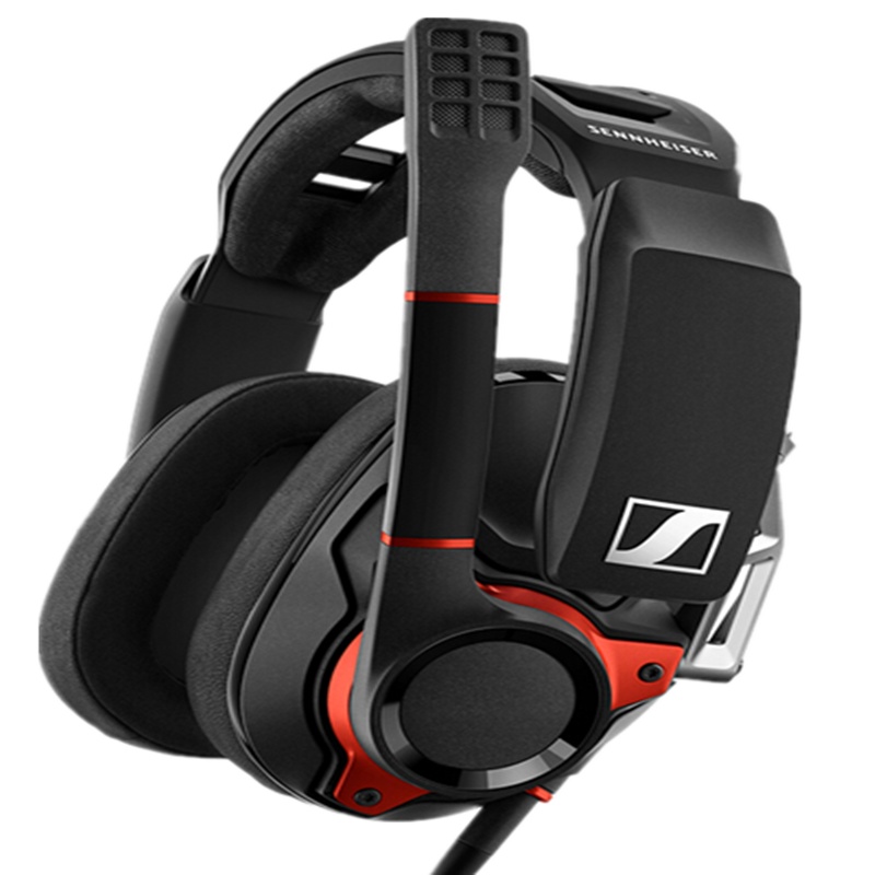 森海塞尔(Sennheiser)GSP600封闭式游戏耳机 专业广播音质降噪话筒 手机手游电脑头戴游戏耳机耳麦 黑色