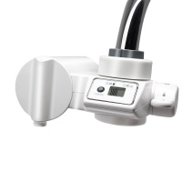 日本三菱 可菱水(CLEANSUI)龙头净水器CB073台上式厨房家用净水龙头过滤器直饮机液晶显示日本原装进口