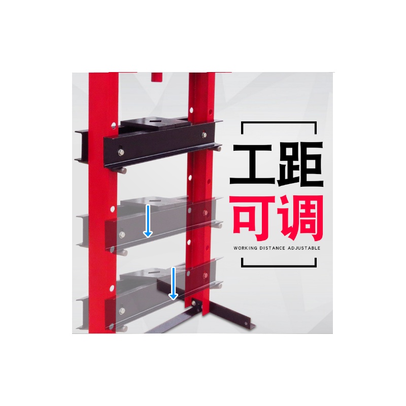 庆发 轴承手动压床液压机 20T啤机打孔机 1420*470mm