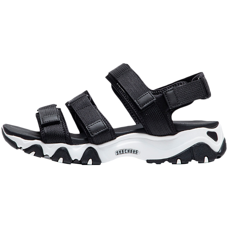 Skechers斯凯奇男鞋凉鞋夏季露趾魔术贴户外休闲沙滩运动鞋66666284