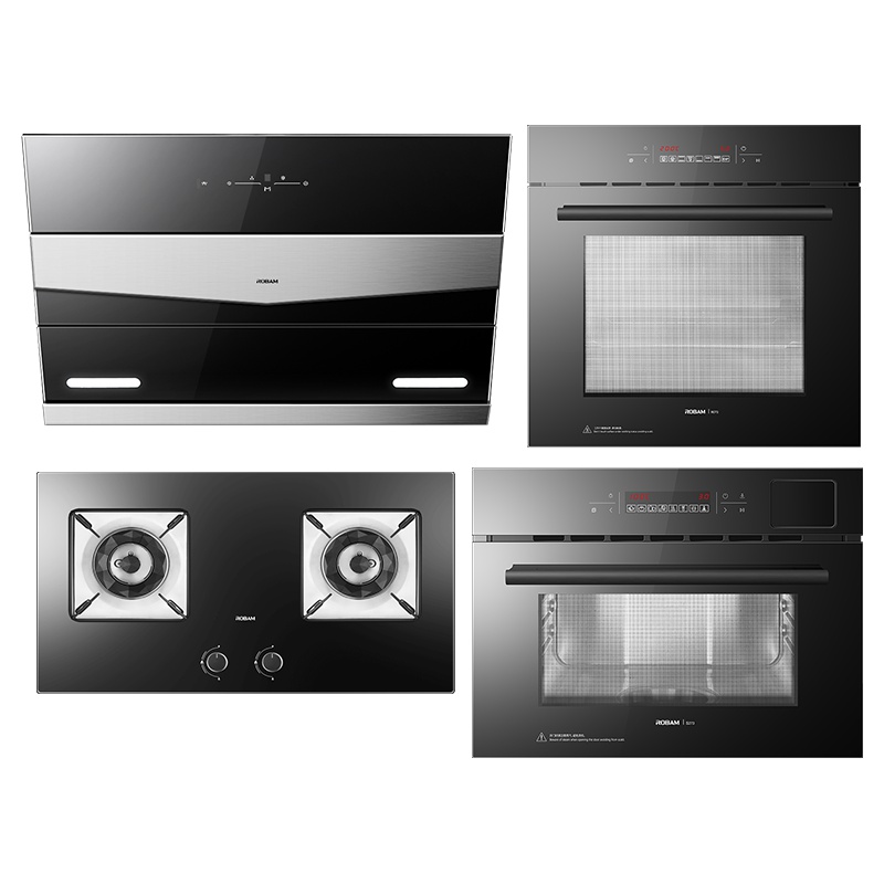 老板(ROBAM)侧吸式触控式20立方大吸力抽油烟机然气灶60L烤箱40L蒸箱27N1H+56B0+R073+S273
