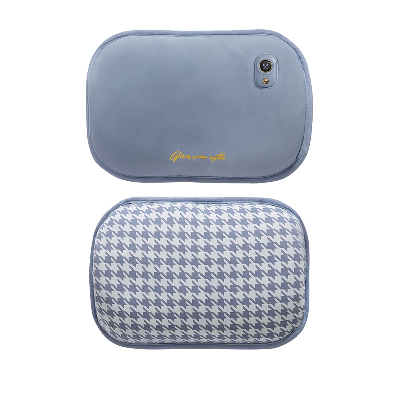 冇心暖手袋充电式防爆秋冬暖宝宝女生用毛绒可爱敷肚子热水袋暖手宝神器Q34-芋泥暖(不含充电宝)