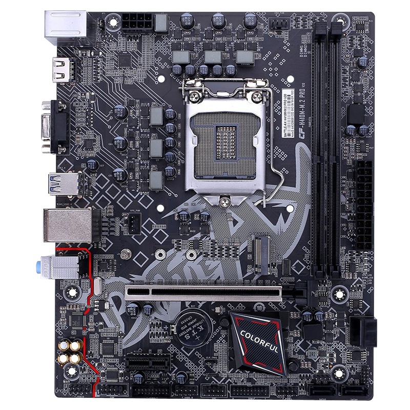 七彩虹BATTLE-AX H410M-M.2 PRO V20 主板+奔腾G6400+金士顿KVR 2666 8G内存