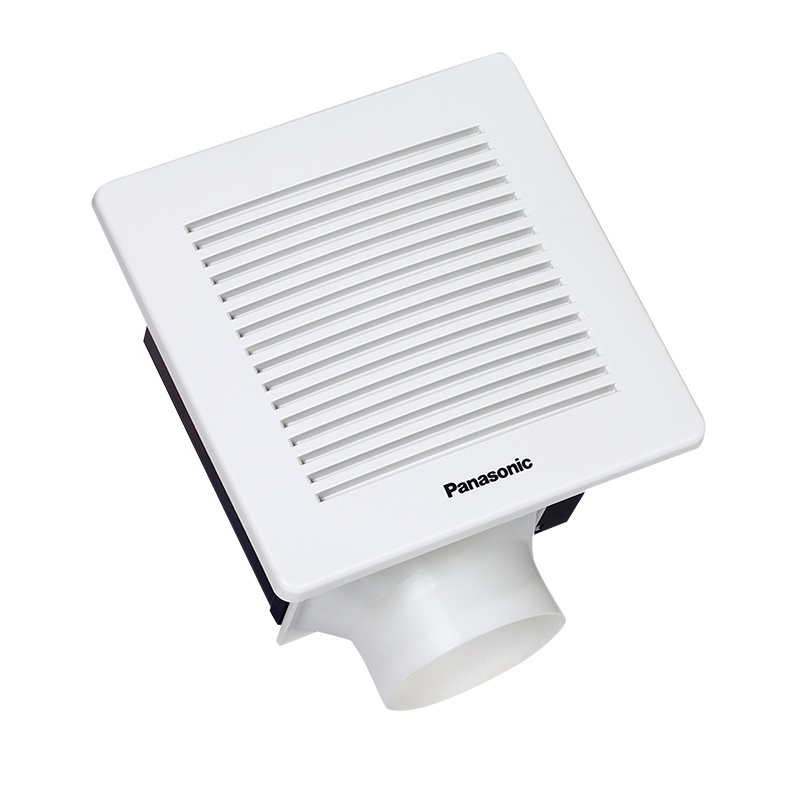松下(Panasonic)换气扇 FV-17CUV2C卫生间石膏板吊顶强力抽风机功率12W轻薄静音厨房排风机排气扇