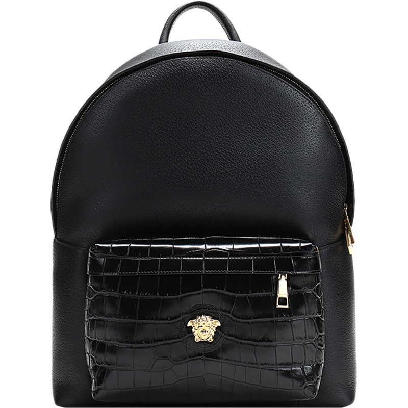 Versace 范思哲 男士织物配皮双肩包 DFZ5350 DGOVV3