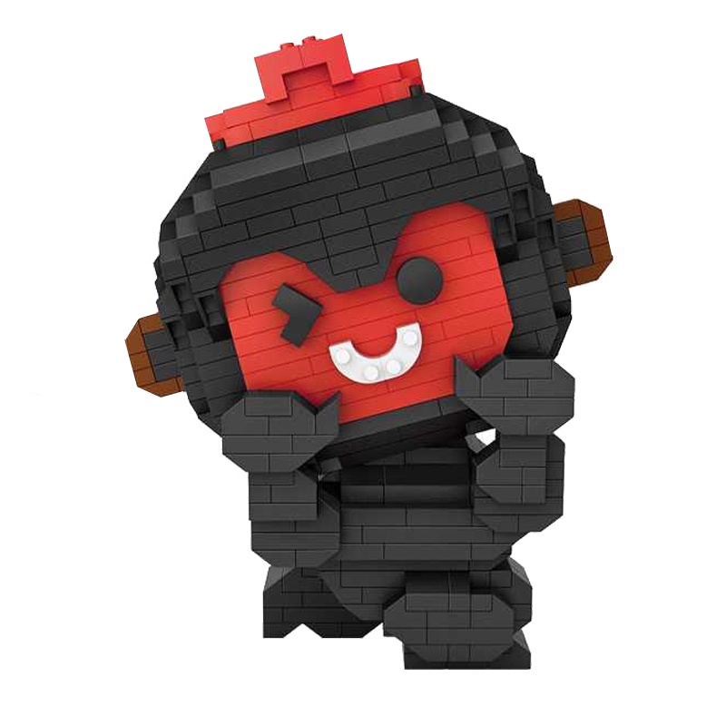 LOZ俐智小颗粒积木同道大叔十二星座模型益智玩具礼品9111天蝎座