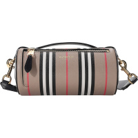 BURBERRY 博柏利 女款 环保帆布手提单肩斜挎包巴瑞尔包 80304561