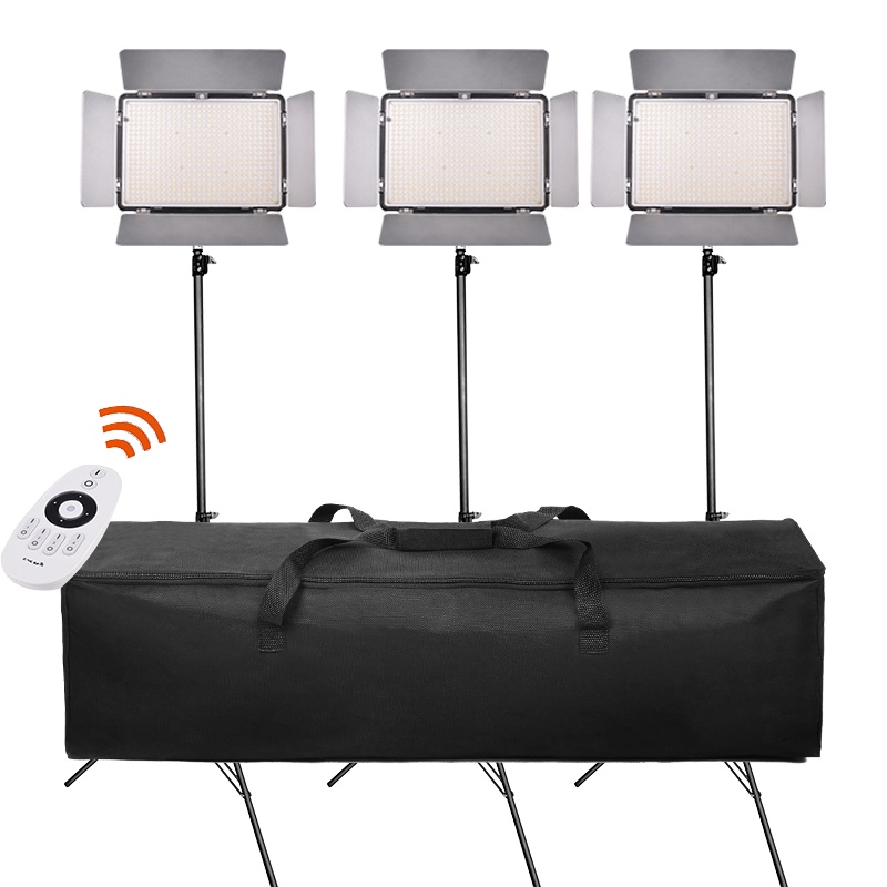 旅行家 TL-600AS三件套 2.4G无线遥控 大功率摄影灯 专业新闻采访视频灯 人像拍摄影棚拍摄