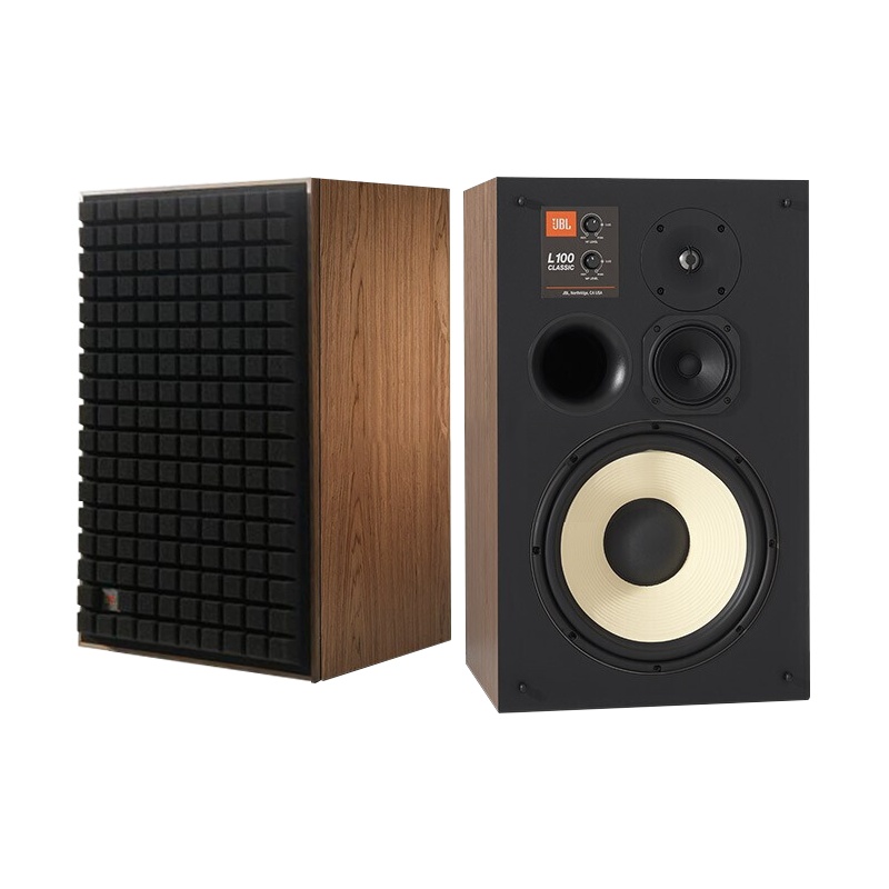 JBL L100 音响 音箱 家庭影院 电视音响 Hifi套装 专业 Hifi 高保真 发烧音响 黑色