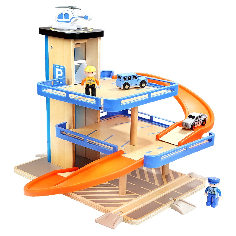 特宝儿(topbright)旋转停车场 女孩儿童玩具男孩轨道车套装早教益智玩具3-6岁生日礼物150154