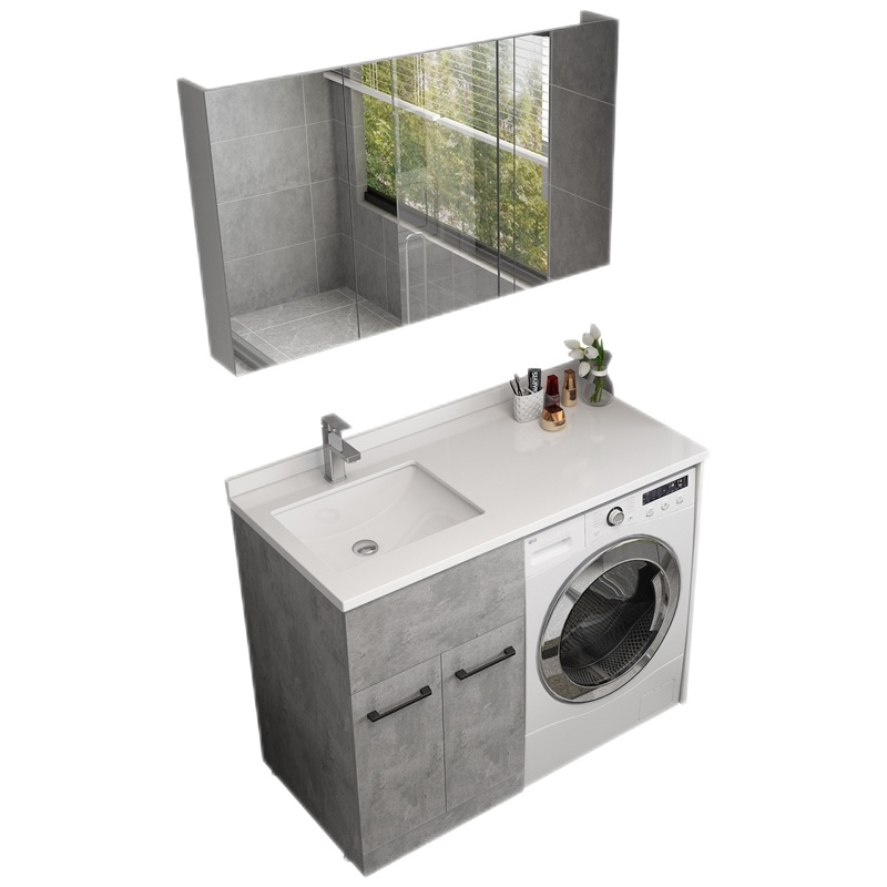 阳台洗衣机一体装修柜组合卫生间洗手洗脸盆柜浴室柜洗衣机柜伴侣