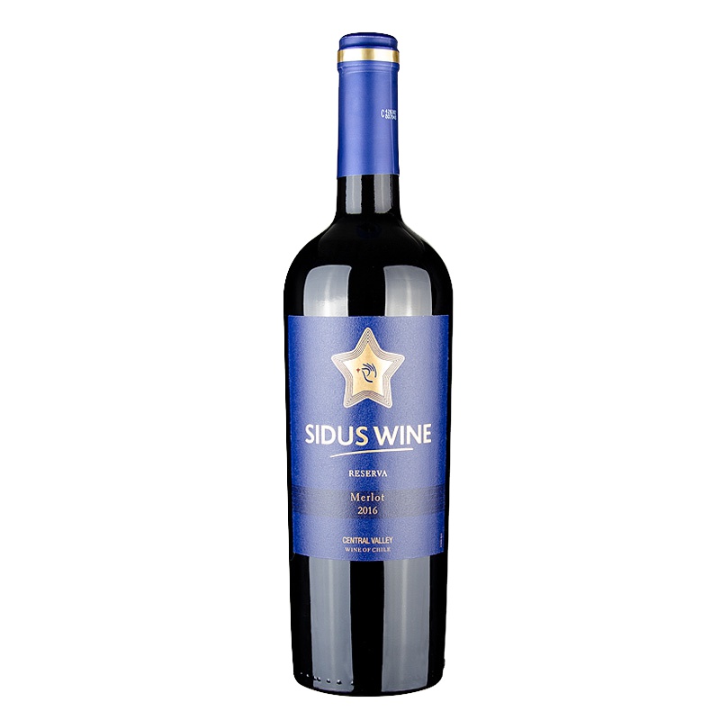星得斯五星 智利进口红酒 13度 750ml 梅洛红葡萄酒 单支装