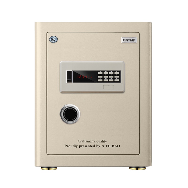 艾斐堡D-60TRII高端电子保险箱H620*W430*D380(单位：件）灰白色，咖啡色
