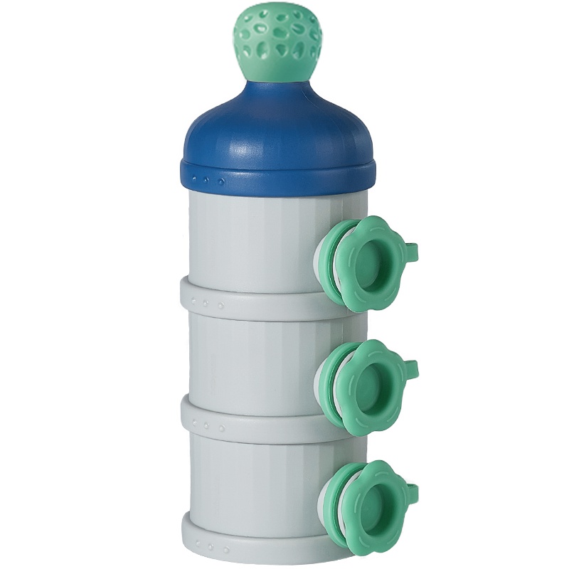 babycare奶粉盒 婴儿便携外出装奶粉罐 大容量储存盒宝宝奶粉 季风灰1680