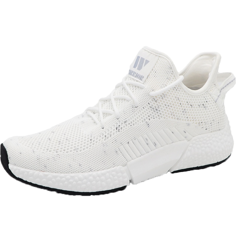 回力男鞋春夏季透气网鞋跑步鞋运动鞋韩版轻便男士飞织休闲鞋潮 WL3571-1