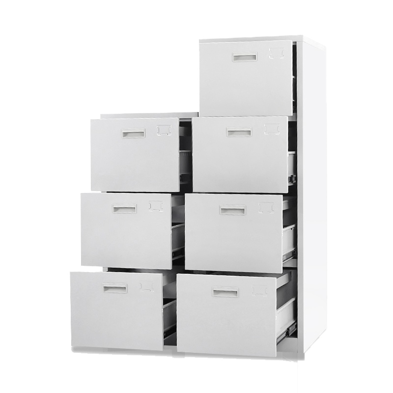 匡大 文件柜铁皮柜办公文件档案收纳柜三斗抽屉柜