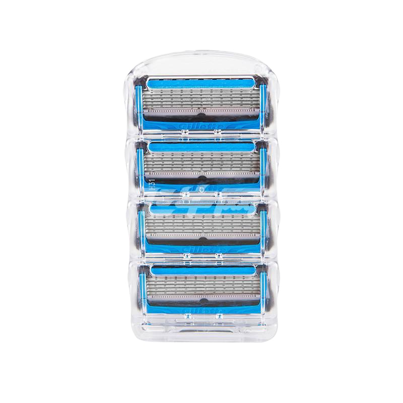 GILLETTE吉列锋隐致顺剃须刀 锋速5吉利手动刮胡刀(5层刀片 致护冰酷锋速3)1刀架9刀头