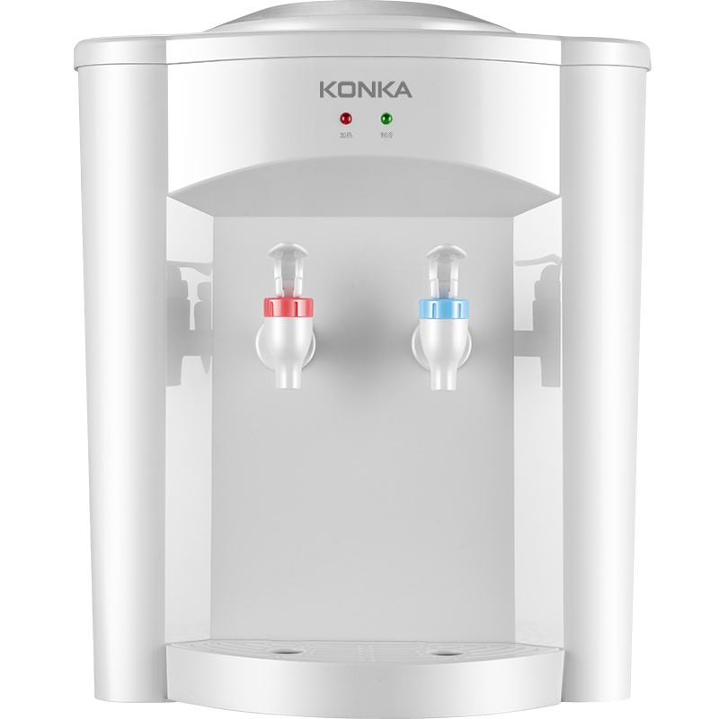 康佳(KONKA)饮水机家用办公温热型防干烧桌面饮水机 KY-Y16A台式冰热款
