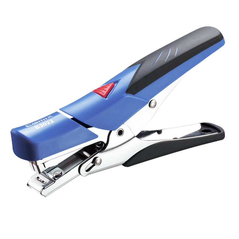 齐心(COMIX) B3022 手握订书机 12号钉 颜色随机(单位:个)