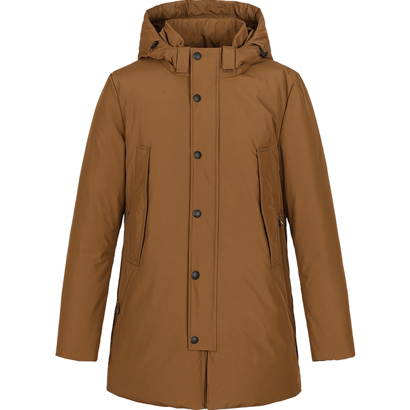 艾莱依2019秋冬新款商务风式男羽绒服短款冬装外套