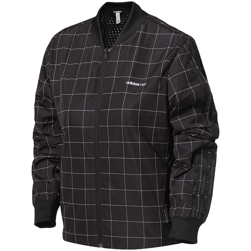 【自营】adidas阿迪达斯NEO女子外套夹克17郭采洁梭织运动服CF9781 L CF9781黑色