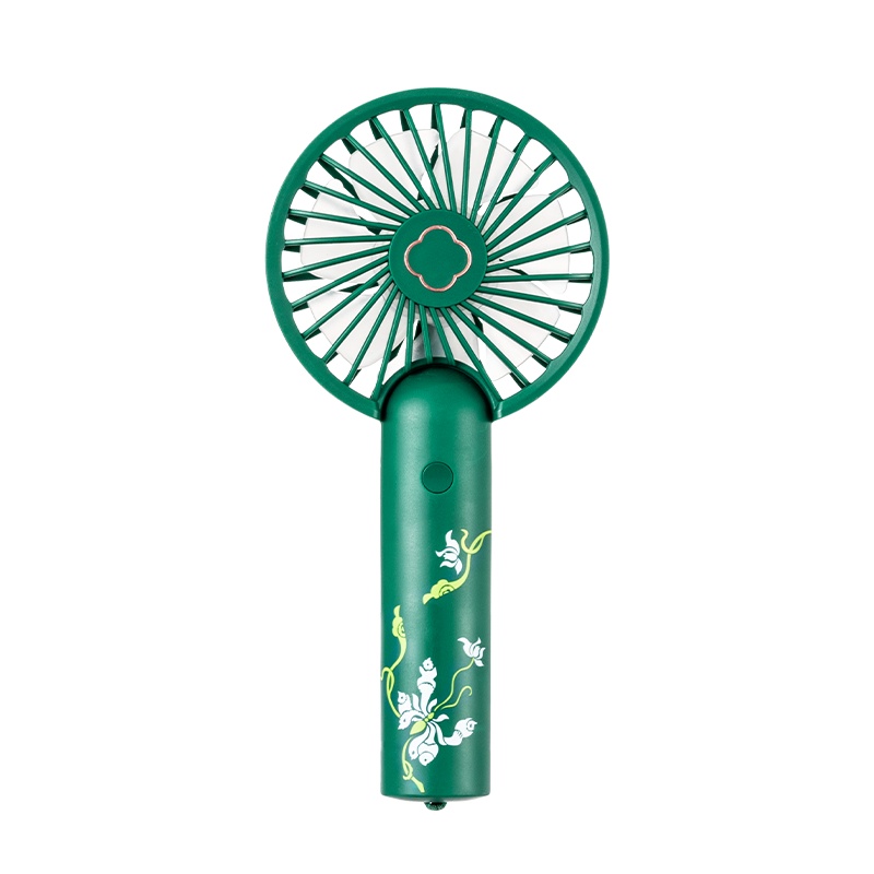 名创优品(miniso) 故宫宫廷系列1800mAh手持充电式宿舍迷你扇子[绿色]