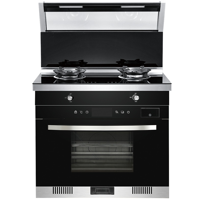 欧尼尔LX12-DZK 集成灶一体灶家用电蒸烤箱下排烟侧吸式蒸烤一体机