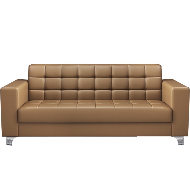 万尊商务办公沙发现代简约会客接待单双人三人位办公室沙发茶几组合套装