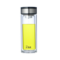 希诺 XN-7017 办公双层隔热玻璃杯 270ML (单位:个)