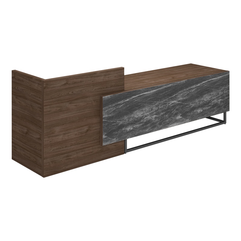 科朔 商务前台桌 接待台2.4米前台办公桌KSR3658