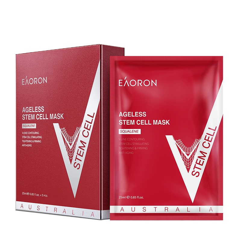 澳容EAORON澳洲微雕科技紧致V面膜 逆龄修护提拉塑性25ml*5片/盒