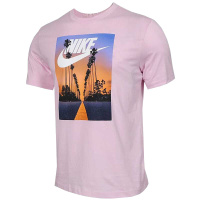 耐克(NIKE)2019年夏季 男子圆领短袖 M NSW TEE SUNSET PALM BQ0716-663