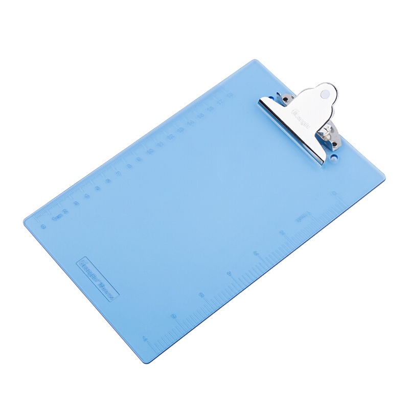 广博A5板夹2个 学生写字垫板书写板夹带刻度 文件夹板塑料透明夹板菜单夹 会议资料夹子 颜色随机