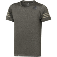 adidas阿迪达斯男子短袖T恤训练跑步透气运动服CE0865. S CE0865影迹货物褐S17