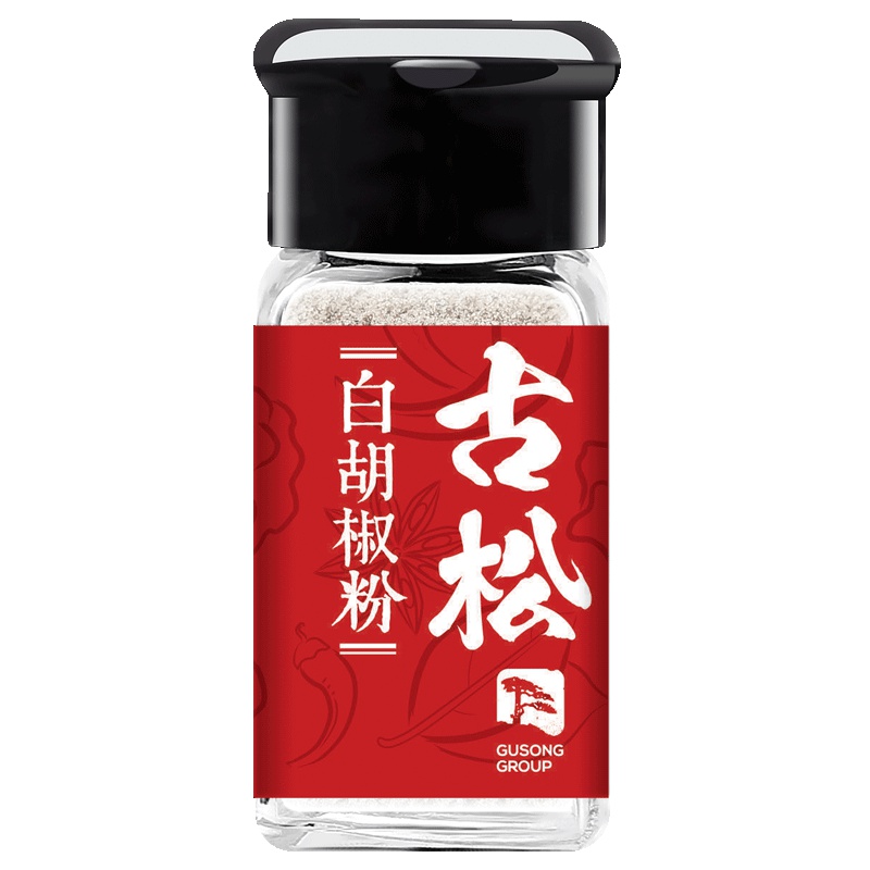 古松白胡椒粉35g 烧烤煲汤 瓶装易携带 户外调味料