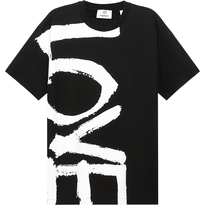 BURBERRY 博柏利 男款 棉质宽松版圆领短袖T恤 80375801