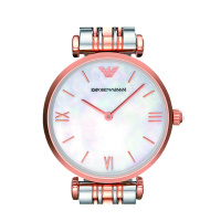 阿玛尼(Emporio Armani)手表钢制表带时尚休闲简约石英女士腕表AR1683