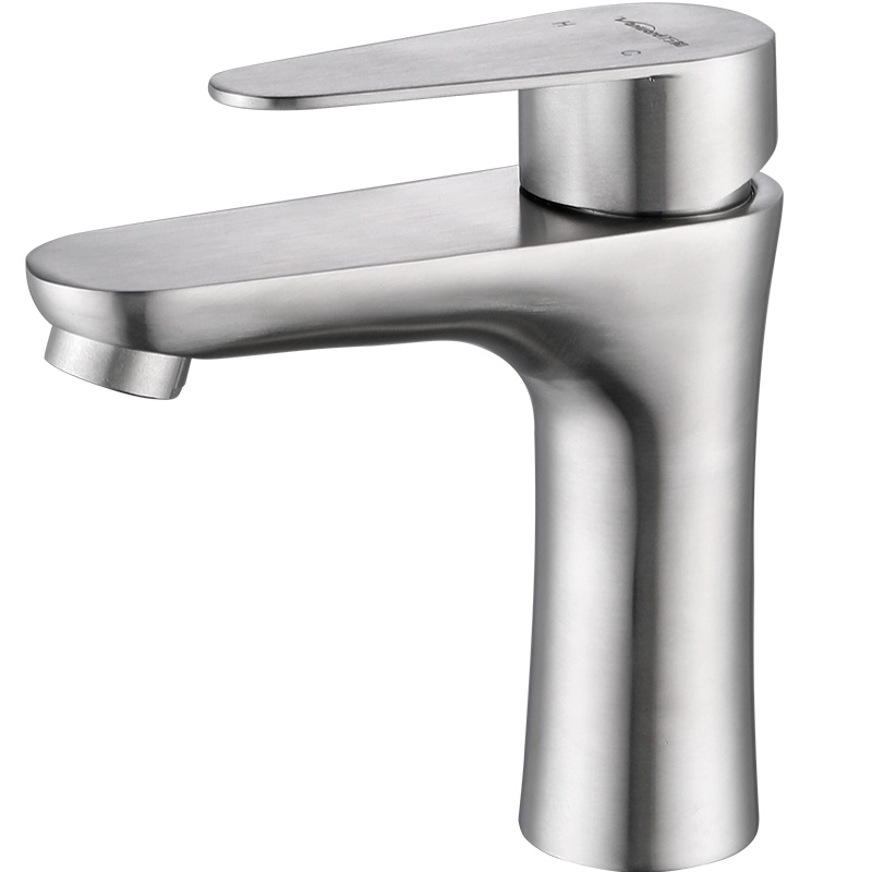 万和卫浴面盆龙头单把单孔洗脸盆面盆冷热水龙头洗脸台陶瓷片阀芯卫生间卫浴龙头