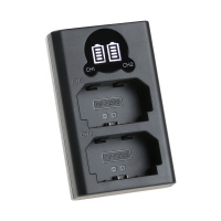 沣标(FB)NP-FZ100索尼微单相机A7M3 A7R3 A7R4 A7S3 A7C 6600捕捉者液晶智能双槽充电器