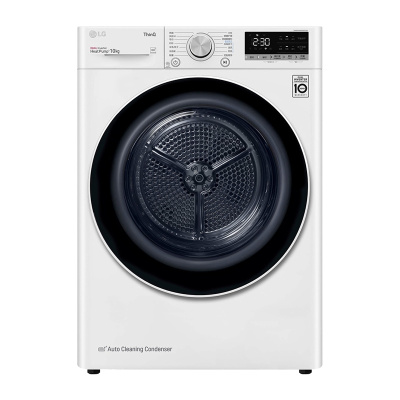 LG RH10V9AV4W 10kg 白色 双变频热泵 除螨 双重过滤网 冷凝器自清洁 专用遥控器 智能app 干衣机