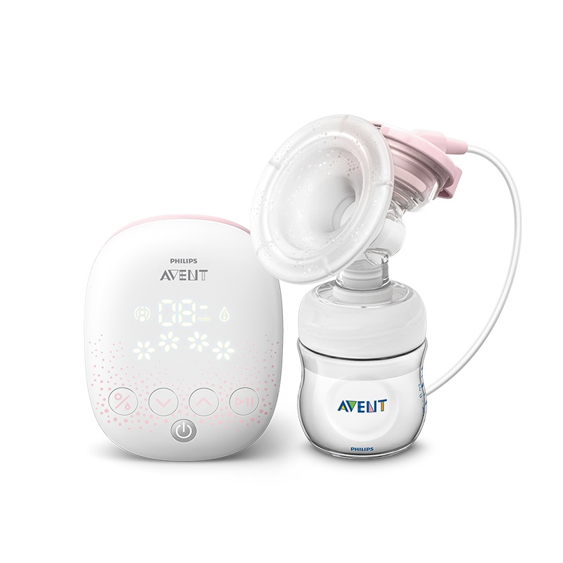 飞利浦新安怡AVENT木兰系列单边吸奶器SCF315/01( 自然系列单边电动自动进口)