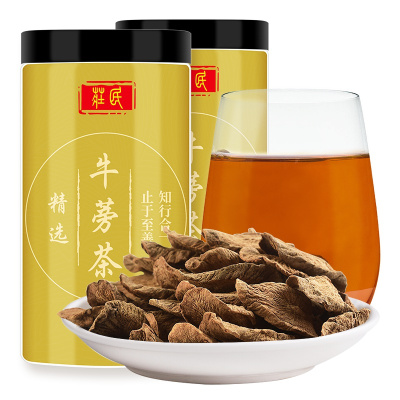 庄民牛蒡90g*2罐 共180g 黄金牛蒡茶 牛蒡根 片片精选好货 苍山礼盒套装配礼品袋