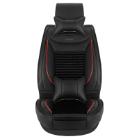 布雷什(BOLISH)五座四季通用汽车坐垫冬季毛绒保暖养生全包围汽车座垫车椅垫车内饰品夏朗豪华款神秘黑